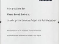 Umsatz 2012 Firma Endrulat 