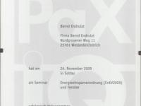 Zertifikat "Energiesparen" Bernd Endrulat