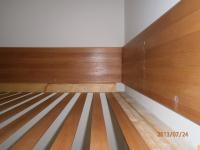 Holz-Hochbett Nahaufnahme