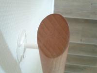 Nahaufnahme Holzgeländer