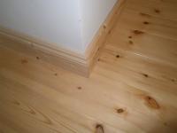 Parkettboden an Ecke angepasst 