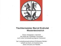 Urkunde "Partner der Feuerwehr"