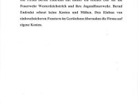 Begründung für Partnerschaft mit der Feuerwehr
