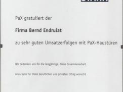 Umsatz 2012 Firma Endrulat 