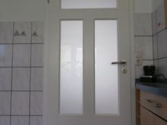 Innentür weiß mit Ausschnitt und drei Lichtausschnitten