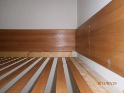 Holz-Hochbett Nahaufnahme