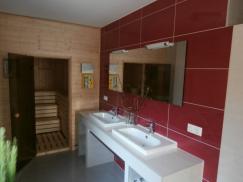 Sauna in Badezimmer