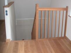 Parkettboden mit passender Treppe