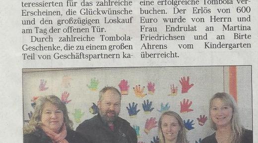 Zeitungsanzeige Tag der offenen Tür