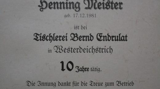 Ehrenurkunde