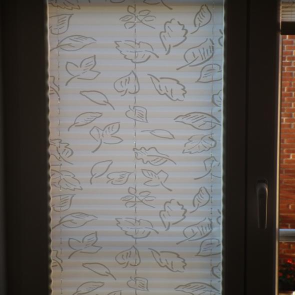 lichtdurchlässiges Plissee "Strandperle"