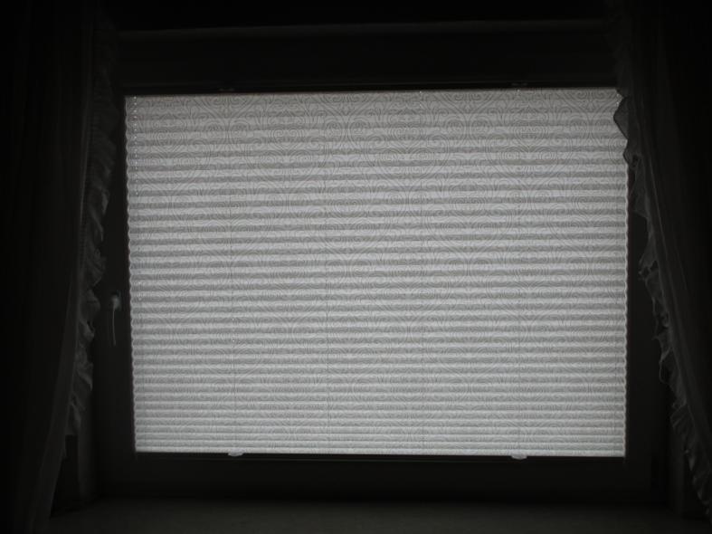 lichtdurchlässiges Plissee "Sommerwind"