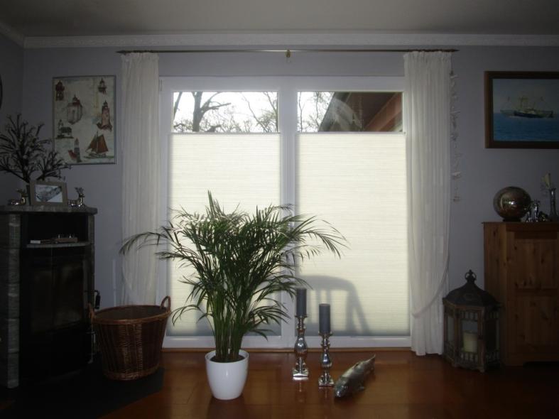 lichtdurchlässiges Wabenplissee