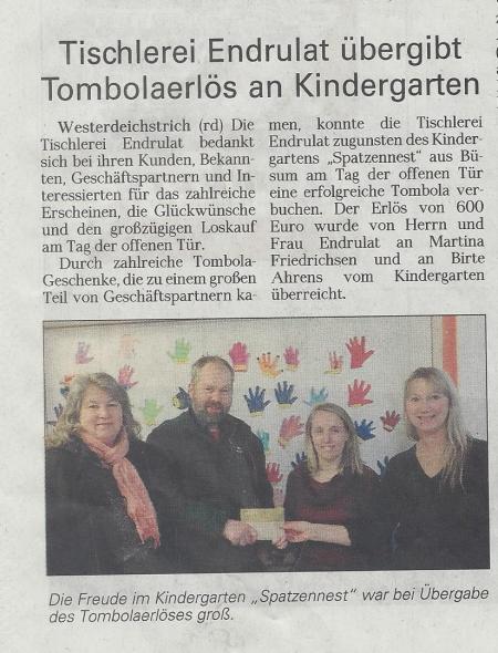 Zeitungsanzeige Tag der offenen Tür